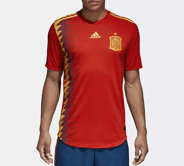 adidas 2018 World Cup Spain Jersey Red T-shirt, red