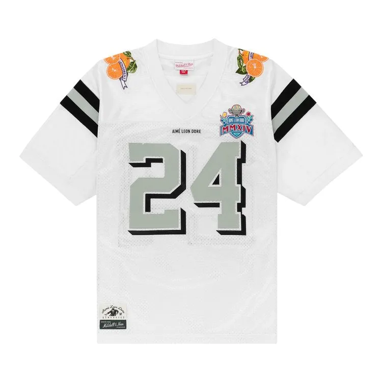Aimé Leon Dore x Mitchell & Ness Team Football 'White' Jersey, White