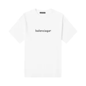 Balenciaga New Copyright Logo T-Shirt 'White', White