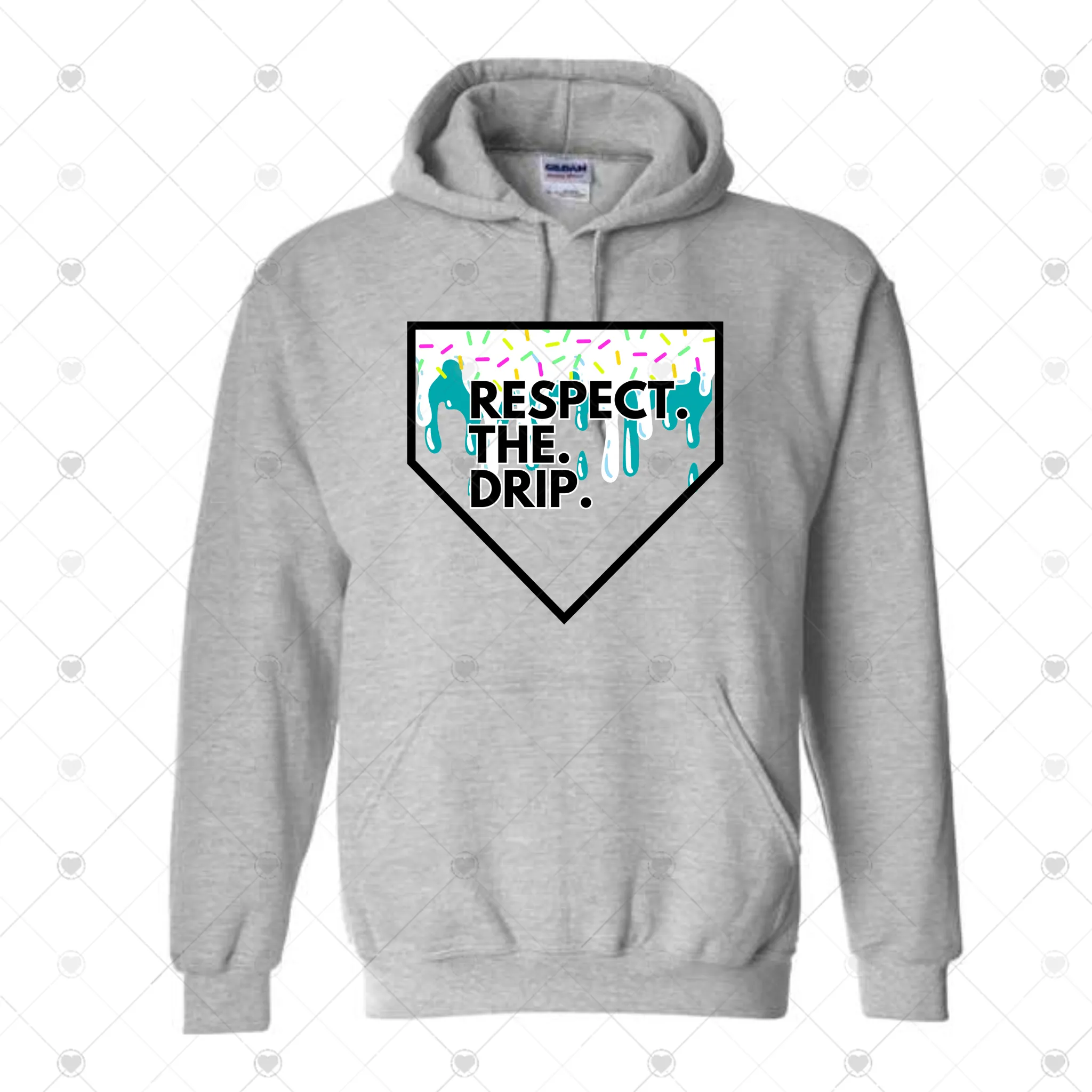 Baseball Drip Hoodie for Boys and Men