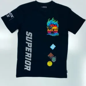 Black pike- superior ss tee (black)