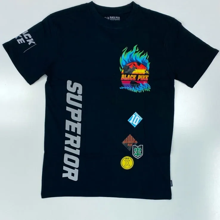 Black pike- superior ss tee (black)
