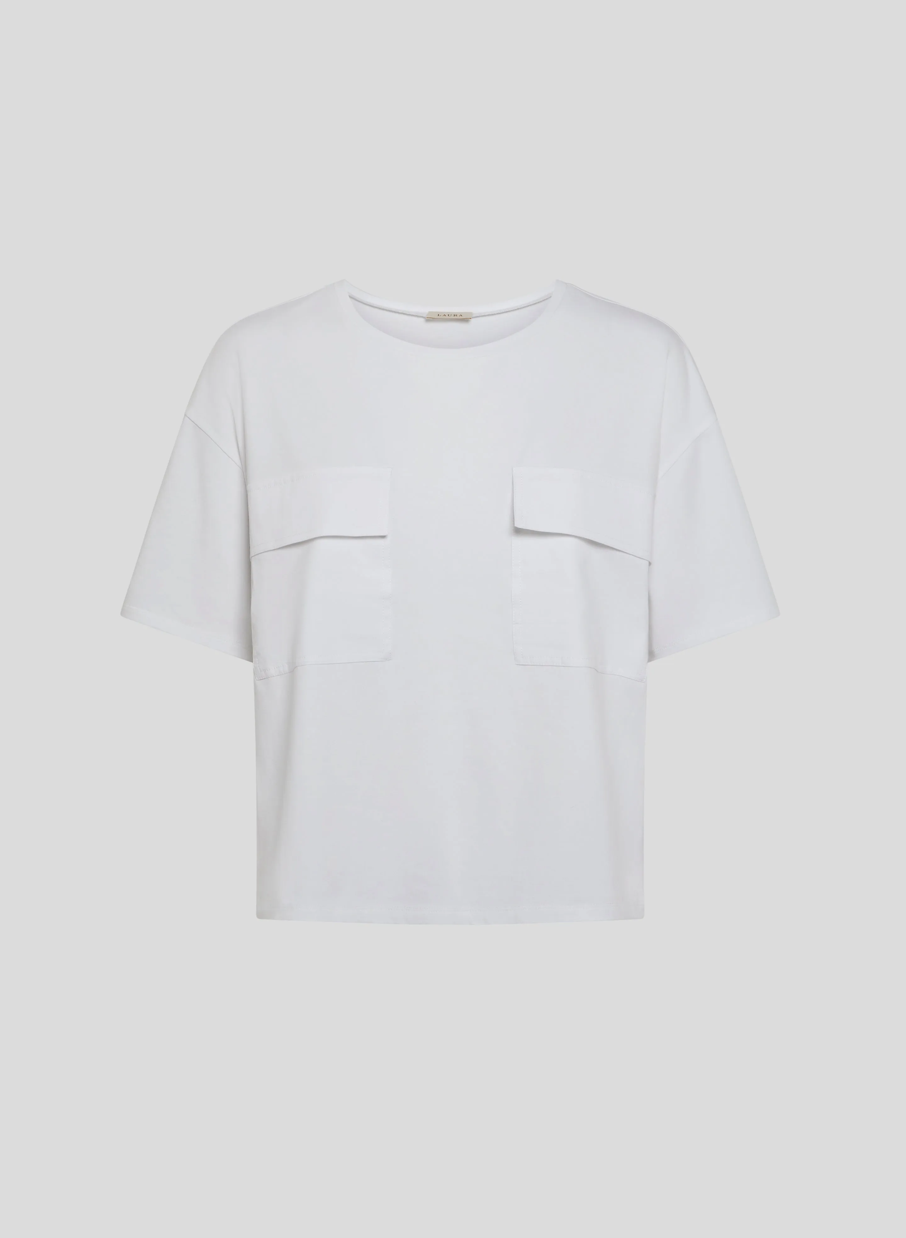 Cargo Pocket Crew-Neck Tee