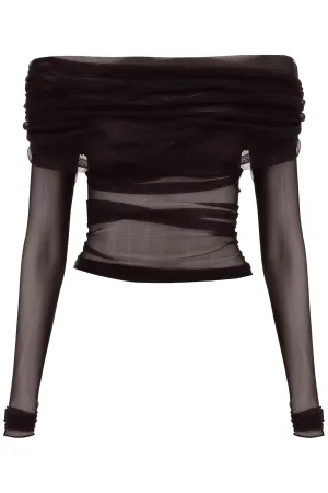 CHRISTOPHER ESBER "silk tulle off-should