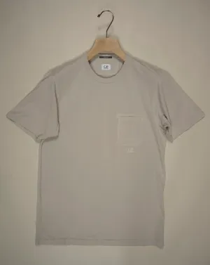 C.P. Company Jersey Pocket Resist Dyed T-Shirt / Flint Grey