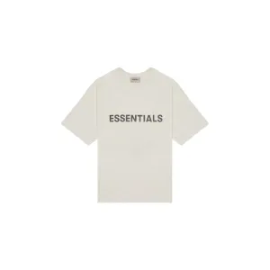 Fear of God Essentials Boxy Applique Logo T-Shirt 'Oatmeal' (2020)