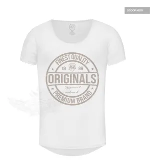Finest Quality RB Design Mens White T-shirt Muscle Fit "Originals" MD911