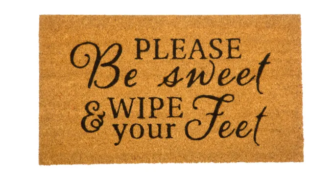 Funny Greeting Coir Mat - 3 Styles