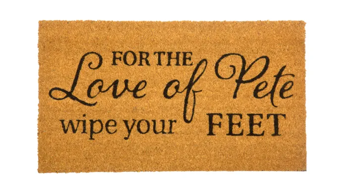Funny Greeting Coir Mat - 3 Styles
