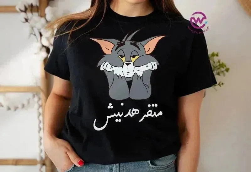 Half sleeve T-shirt -Comic-A
