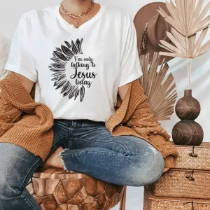 I'm Only Talking To Jesus Today, Funny Religious Shirts