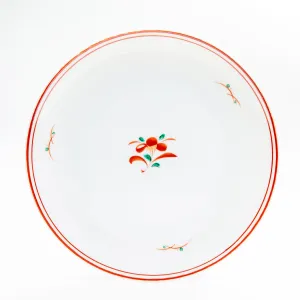Japanese Porcelain Red Painting Plate