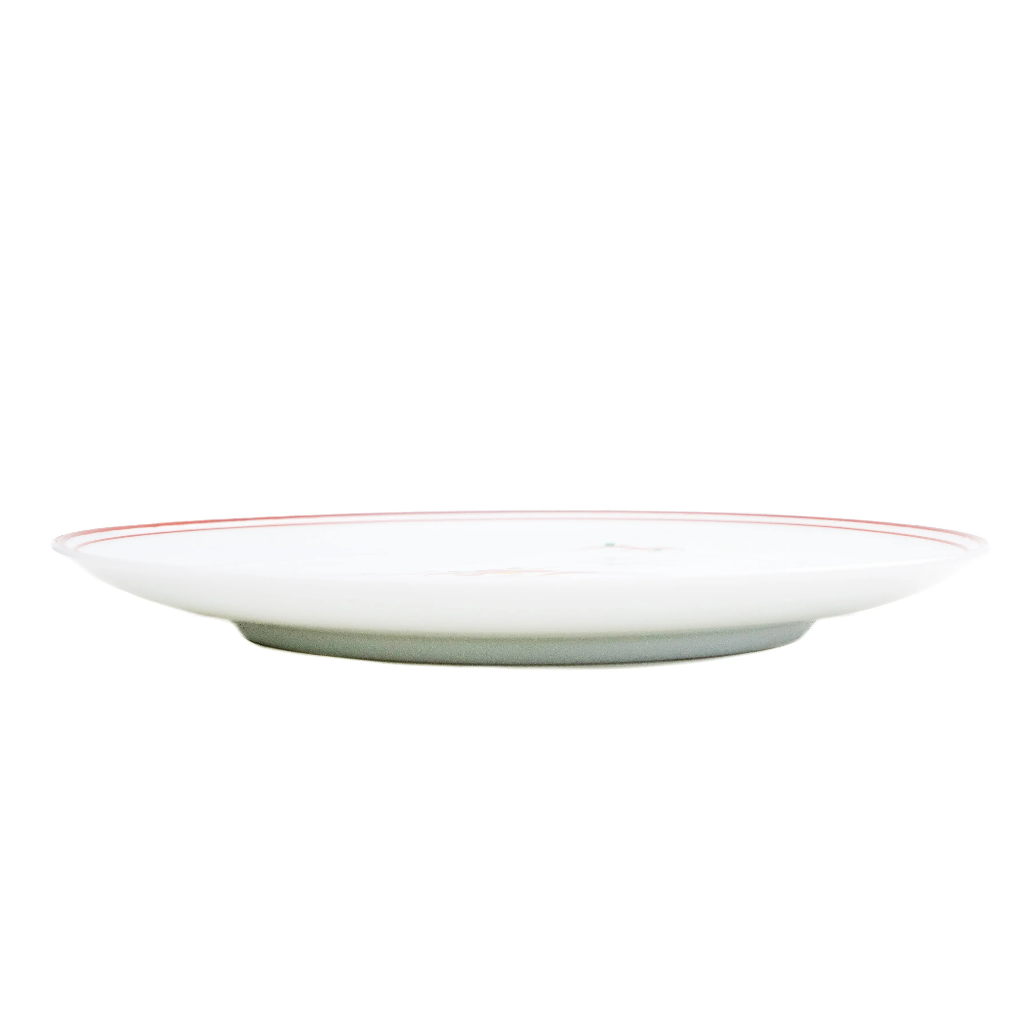 Japanese Porcelain Red Painting Plate