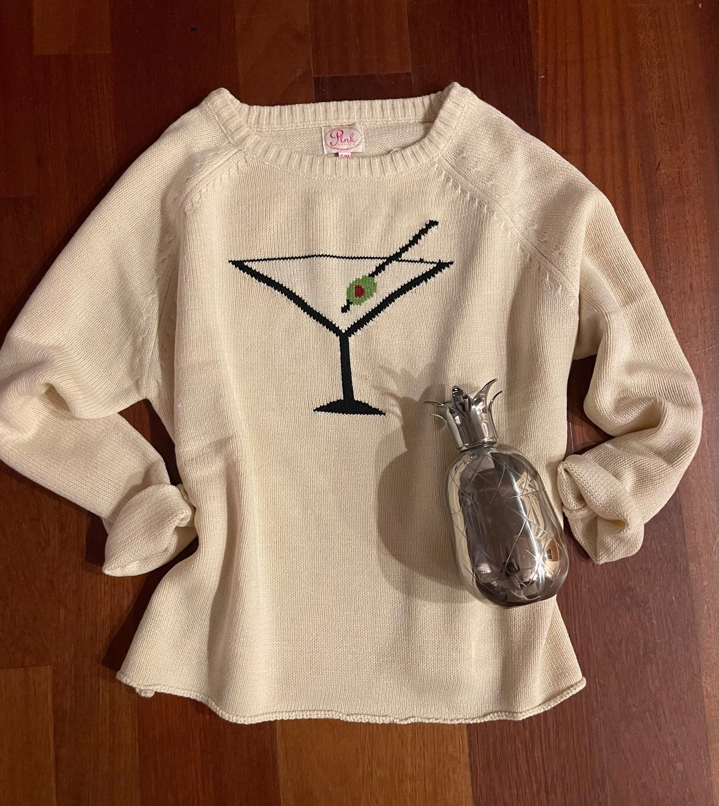 Martini Time Sweater Ivory