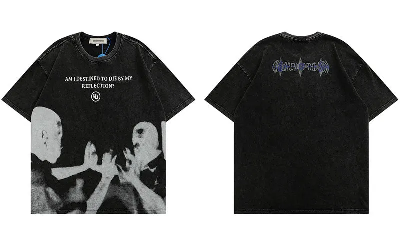 'Mirror' Cotton T-Shirt