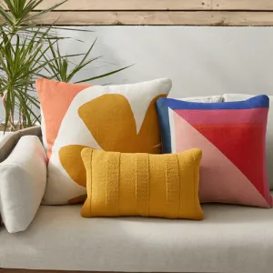 Modern Color Block Outdoor Pillows