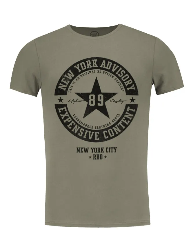 New York Expensive Content Premium Men's Graphic T-shirt / Color Option / MD891