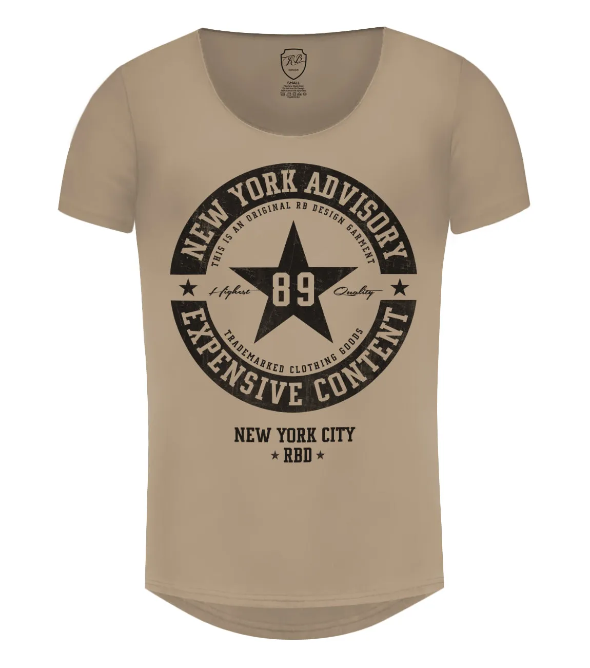 New York Expensive Content Premium Men's Graphic T-shirt / Color Option / MD891