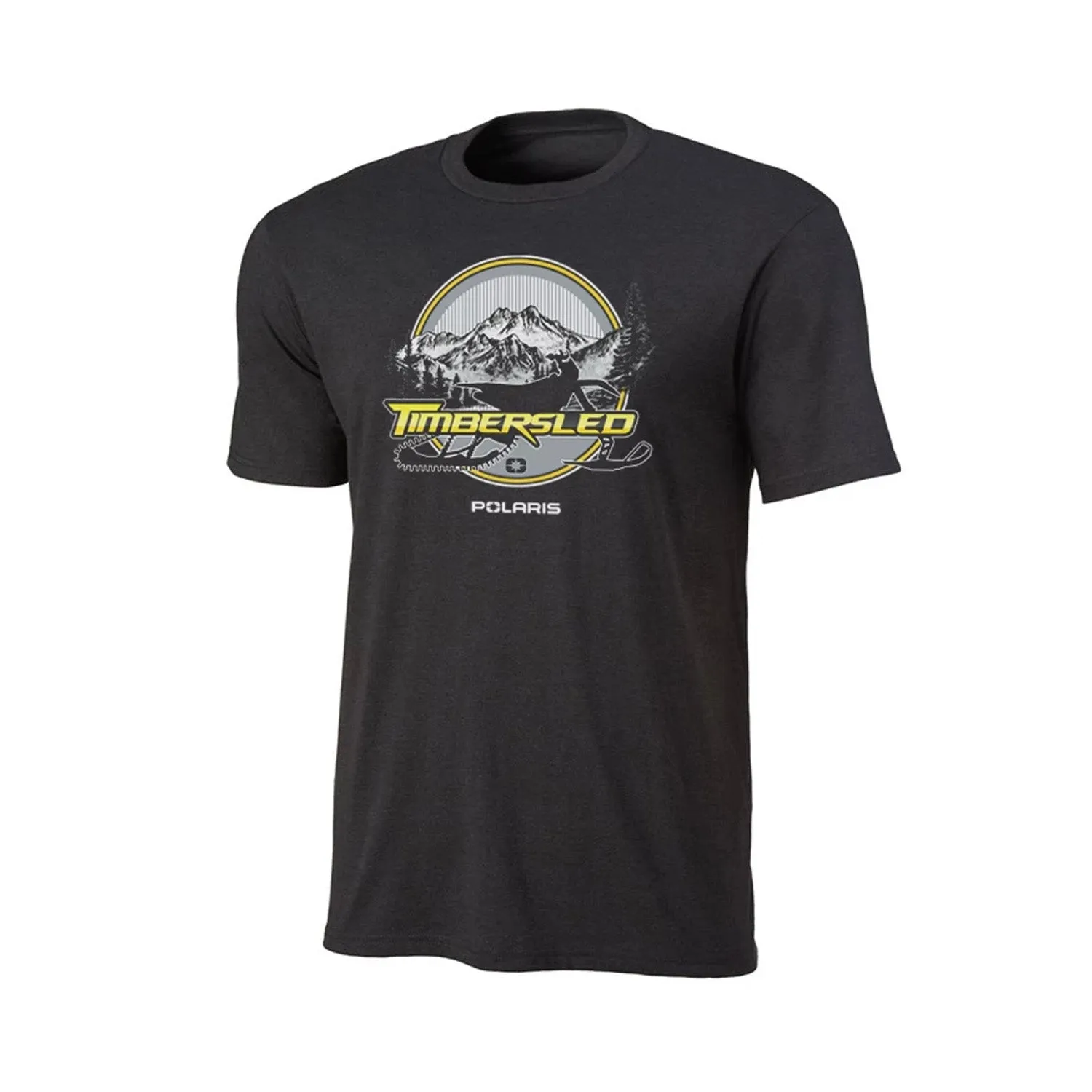 Polaris  Men's Scape T-Shirt Tee Casual Fit Soft Comfortable Fabric Blend Black