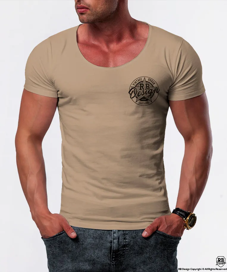RB Design Pocket Style Print T-shirt Stretch Cotton / Color Option / MD874