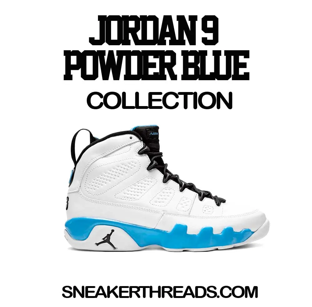 Retro 9 Powder Blue Lone Wolf Sweater