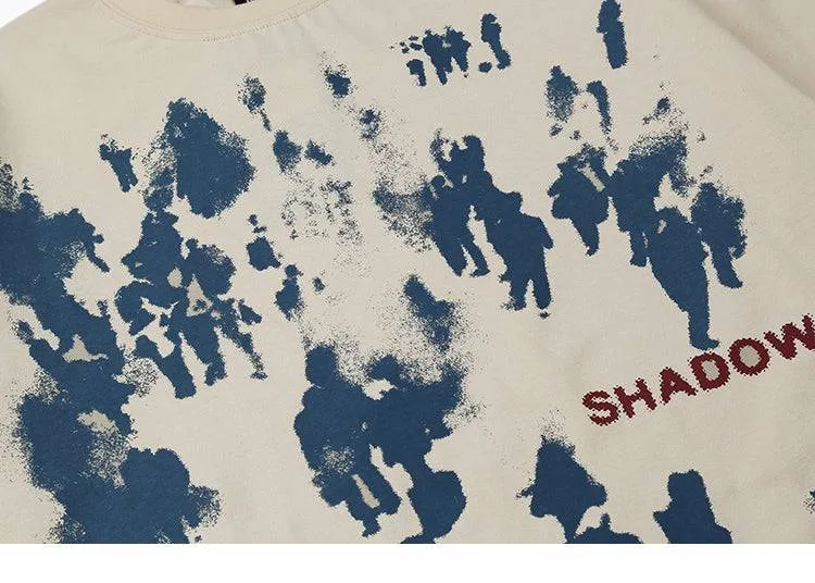 'Shadow crowd' T shirt