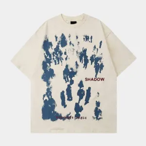'Shadow crowd' T shirt