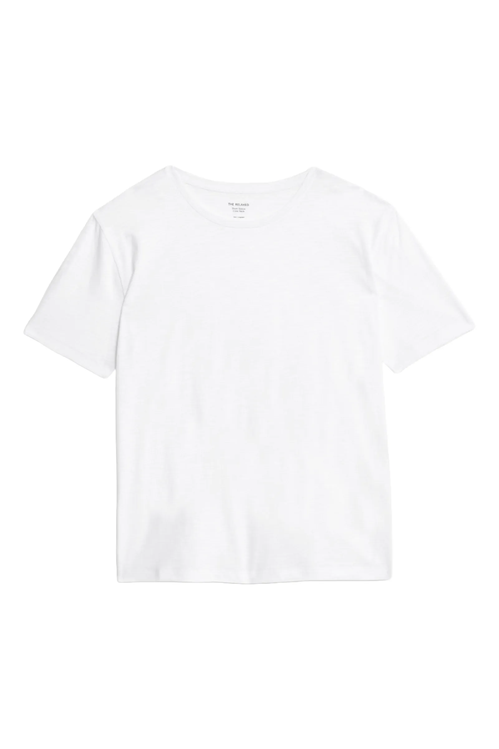 Soft White Cotton Modal Relaxed T-Shirt