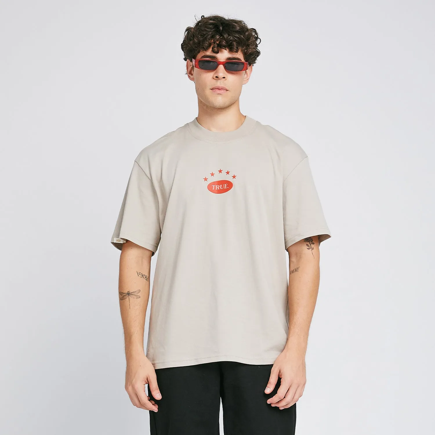 True Stars T-Shirt - Greige
