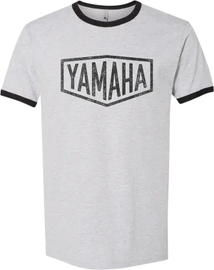 YAMAHA APPAREL Yamaha Vintage Raglan T-Shirt - Gray/Black - Medium NP21A-M1792-M